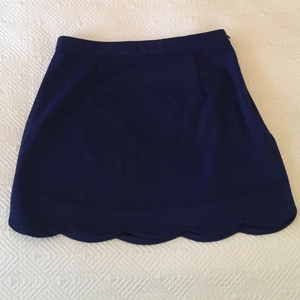 Tobi skirt with scallop bottom